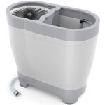 Lave - vaisselle manuel pour verres d'un diam�tre de 140 mm et d'une hauteur de 240 mm.