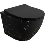 Lavita sofi slim fire wc suspendu l'abattant de wc � chute lente wc suspendu sans bord wc 365x490x395 ...