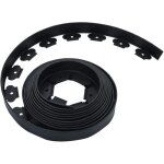 Lawn edging with 30 nails, flexible flower bed edging, lawn border, paving edging, mowing edge, garden, ...