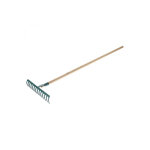 Rteau 14 dents droites - manche bois certifi pefc 100% - leborgne