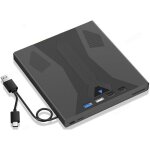 Lecteur blu - ray externe usb 3. 0 & type - c, support disques 100 go, compatible pc / ordinateur portable ...