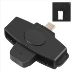 Lecteur de carte cac intelligent cscr3 type - c d�claration fiscale bancaire carte sim / id ic