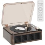 Lecteur cd bluetooth avec haut - parleurs et radio fm vintage lecteur de cd support usb & aux playback ...