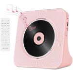 Lecteur cd portable avec bluetooth, usb, entre / sortie aux, lecteur cd de bureau enfants, lecteur de ...