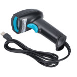 Lecteur de codes - barres portable � lecture � 360�, r�sistant � la poussi�re et � l'eau, sans fil, lecteur ...