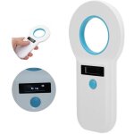 Lecteur d'�tiquettes d'animaux, scanner de puces pour animaux de compagnie, , 34. 2khz / 125khz, support ...