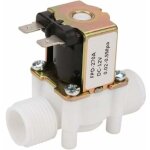 Lectrovanne, dc 12v g1 / 2 'nc �lectrovanne d'entr�e d'eau en plastique 0, 02 - 0, 8 mpa �lectrovanne ...
