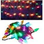 Led cordes guirlande lumineuse batterie lumi�res pour arbres de no�l batterie multicolore d�coration ...
