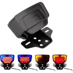Led feu arri�re moto int�gr� clignotant, led feu de freinage, feu de route avec support de plaque imperm�able ...
