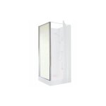 Leda - kit d'encastrement isibox pour cabines de douches ilo2 90cm blanc - l21iz9390