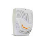 Sirne filaire extrieure avec clignotant led, led d'tat du systme, 2 klaxons. couleur blanche. brevet ...