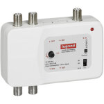 Legrand - amplificateur t�l�vision uhf et vhf 792mhz 1 entr�e 4 sorties compatible tnt et t�l�vision ...