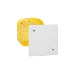 Legrand - boîte de dérivation pour plâtre avec plaque et vis - 115x115 prof. 40mm Legrand - boîte de dérivation pour plâtre avec plaque et vis - 115x115 prof. 40mm