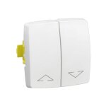 Double interrupteur pour volets roulants appareillage saillie composable - blanc (086113l) Double interrupteur pour volets roulants appareillage saillie composable - blanc (086113l)