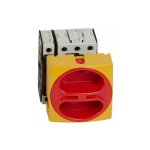 Interrupteur - sectionneur rotatif complet encastr cadenassable - ttrapolaire neutre  gauche - 32a ...