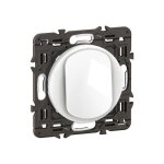 Interrupteur ou va - et - vient c�liane lumnieux - pr�mont� blanc (cc1001)