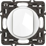Legrand - poussoir c�liane - blanc + support, � �quiper d'une plaque