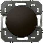 Poussoir simple dooxie 6a 250v - finition noir - legrand