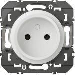 Prise de courant 2p  puits dooxie 16a - finition blanc - legrand