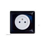 Legrand - prise de courant 2p + t surface c�liane complet noir griffes: sans griffes