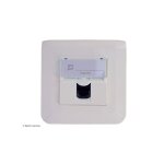 Prise informatique rj45 mosaic legrand blanc complet griffes: sans griffes