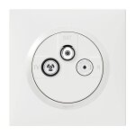 Prise tv - r - sat dooxie one complet blanc