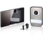 Legrand - visiophone easy kit plus avec cran 7pouces noir effet miroir et platine de rue