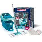 Leifheit set lave sol profi xl mobile 55396, balai serpillire avec seau essoreur mobile, housse micro ...