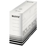Leitz bote d'archivage 6128 - 00 - 01 100 mm x 257 mm x 330 mm carton blanc, noir 10 pc(s)