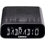 Lenco radio - r�veil dab, fm, dab + bluetooth, aux, dab, dab + , fm fonction r�veil noir