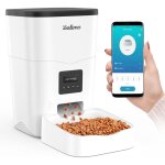 Leon 3l 2. 4g wifi distributeur croquettes chat automatique avec minuterie et tlcommande app max. 10 ...