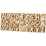 Lettres en bois - m�gacr�a - coffret 130 lettres - marron - d�coration int�rieure - mixte