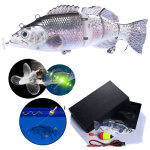 Leurre de p�che robotis� � segments nageurs �lectriques, rechargeable par usb.