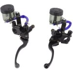 Leviers de frein d'embrayage, 1 paire d'accessoires de moto de levier d'embrayage de ma�tre - cylindre ...