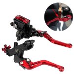 Leviers de ma�tre - cylindre 1 paire 7 / 8 '(22mm) universel moto frein embrayage ma�tre - cylindre r�servoir ...