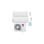 Lg - libero smart r32 wifi dual split dual inverter climatiseur 7000 + 18000 btu avec e. u. mu3r19 nouvelle ...