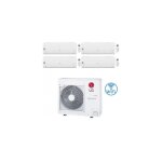 Lg libero smart r32 wifi quadri split climatiseur double onduleur 7000 + 7000 + 7000 + 12000 btu avec ...