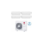 Lg - libero smart r32 wifi quadri split climatiseur double onduleur 7000 + 7000 + 7000 + 9000 btu avec ...