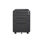 Liberté - caisson mobile, meuble rangement bureau , avec 3 tiroirs, 46 x 40 x 58 cm , noir Liberté - caisson mobile, meuble rangement bureau , avec 3 tiroirs, 46 x 40 x 58 cm , noir