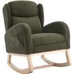 Liberté - fauteuil à bascule 122. 5x70x104cm, fauteuil d'allaitement, avec structure en bois, repose ... Liberté - fauteuil à bascule 122. 5x70x104cm, fauteuil d'allaitement, avec structure en bois, repose ...