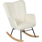 Liberté - fauteuil à bascule 71x92x101 cm, blanc Liberté - fauteuil à bascule 71x92x101 cm, blanc