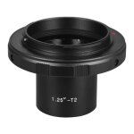 Adaptateur de tlescope pour appareil photo nikon, 1. 25 pouces, compatible avec objectif t2, pour photographi ...