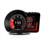 Affichage tte haute de voiture hud compteur de vitesse numrique double systme d'affichage avec vitesse ...
