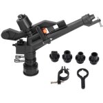Lifcausal - asperseur d'irrigation g 1?1 / 2 en abs, bras oscillant ajustable, grand débit pour jardin ... Lifcausal - asperseur d'irrigation g 1?1 / 2 en abs, bras oscillant ajustable, grand débit pour jardin ...
