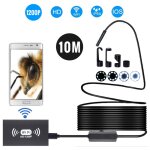Caméra endoscopique sans fil 8 mm ip68 étanche wifi inspection 2, 0 mp hd 8 led câble semi - rigide endoscope ... Caméra endoscopique sans fil 8 mm ip68 étanche wifi inspection 2, 0 mp hd 8 led câble semi - rigide endoscope ...