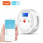Capteur lectrochimique portable tuya wifi, testeur de co, cran lcd, dtecteur de monoxyde de carbone ...