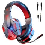 Lifcausal - casque gaming sans fil sygta double mode avec led - compatible ps4 / ps5 / pc / switch - ...