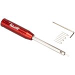 Clé pour enlever et installer les goujons de rayons de vélo, outil en alliage d'aluminium pour bague ... Clé pour enlever et installer les goujons de rayons de vélo, outil en alliage d'aluminium pour bague ...