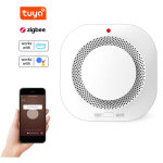 Détecteur de fumée intelligent sans fil tuya zigbee, détecteur de fumée à induction à 360 °, alarme sonore ... Détecteur de fumée intelligent sans fil tuya zigbee, détecteur de fumée à induction à 360 °, alarme sonore ...