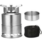 Lifcausal - fourneau de camping portable, ??, démontable, barbecue rond en double couche Lifcausal - fourneau de camping portable, ??, démontable, barbecue rond en double couche